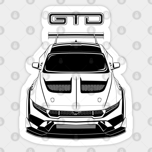 Mustang GTD 2025 Sticker by V8social
